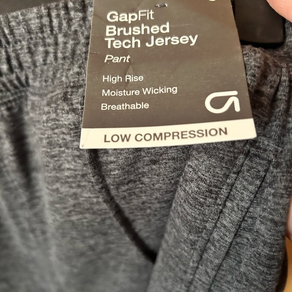 GapFit Brushed Tech Jersey Pants - Picture 1 of 3